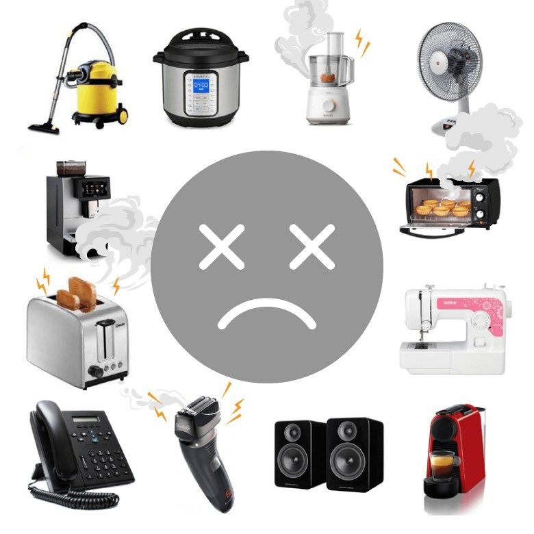 Small Appliances & Electronics (Broken) Recycling in Singapore