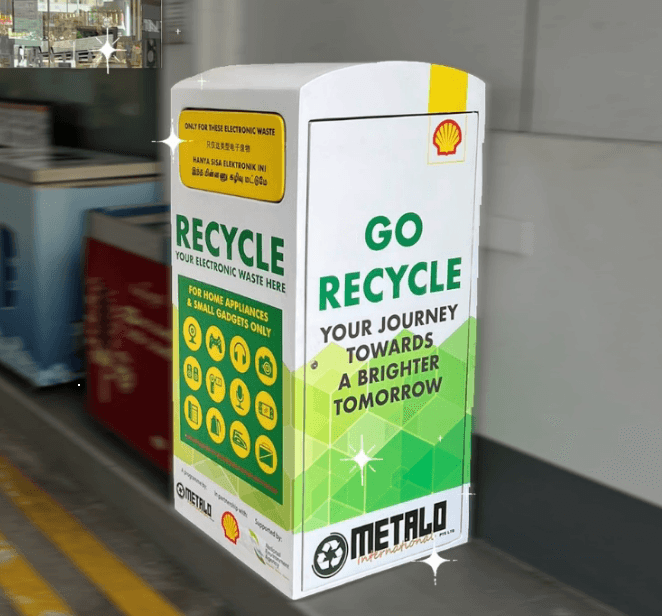 Metalo Non-regulated e-waste bins Recycling in Singapore