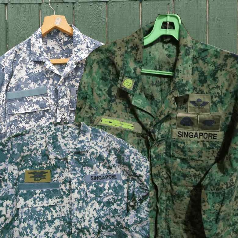 SAF Uniform Recycling in Singapore