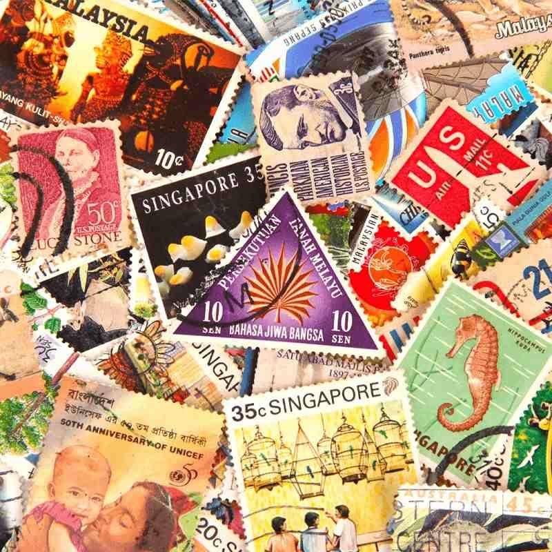 Postage Stamps (Used) Recycling in Singapore