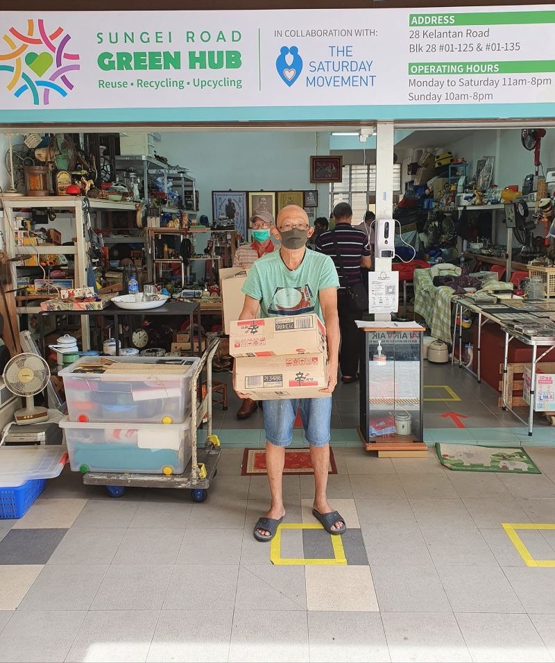 Sungei Road Green Hub Recycling in Singapore